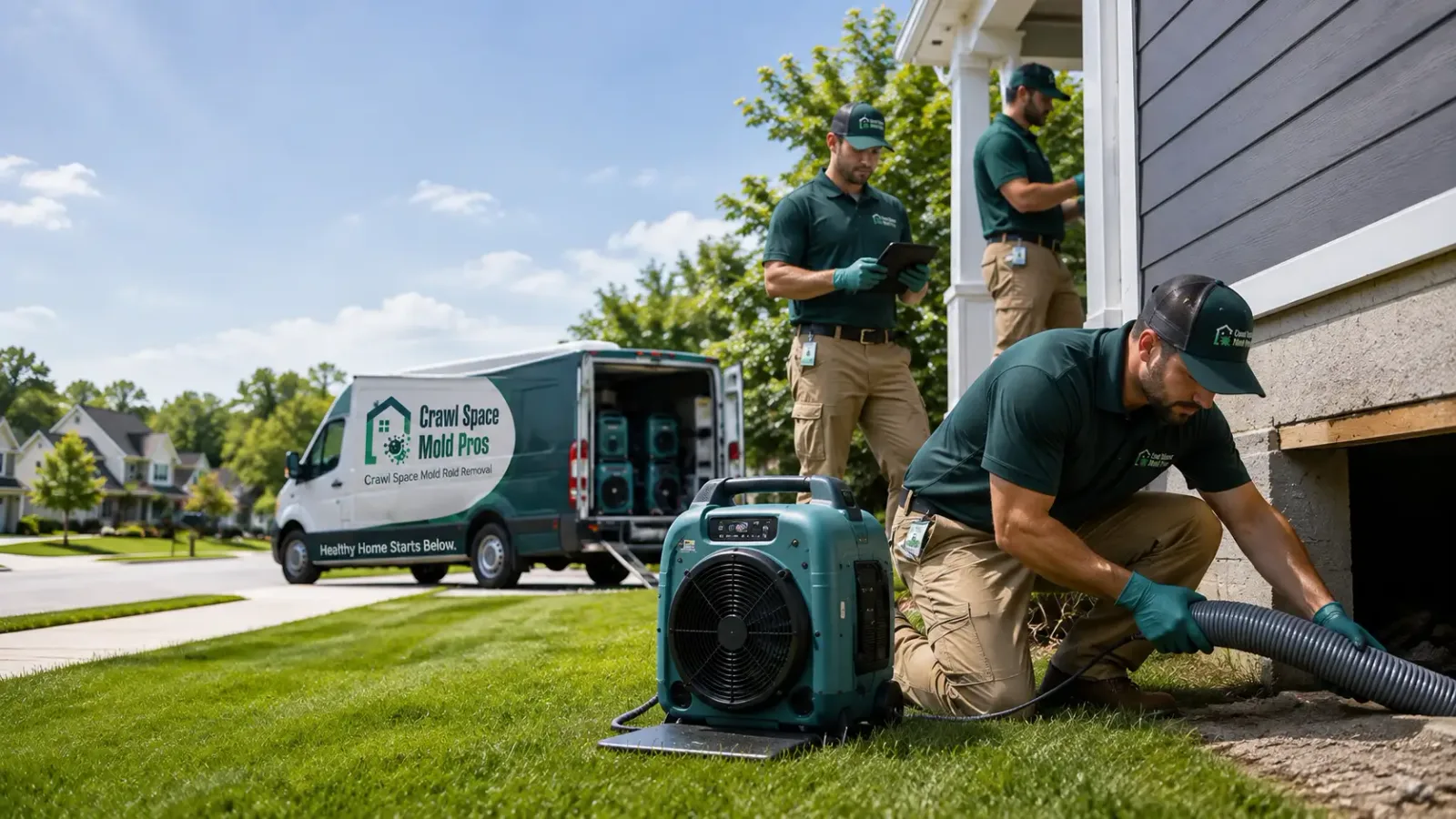 Crawl Space Mold Removal in Garden City, MN